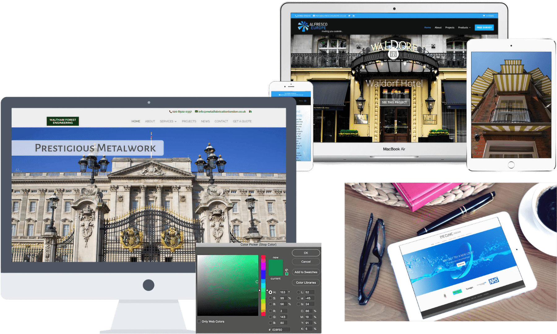 Ethereal Solutions Website Design Header