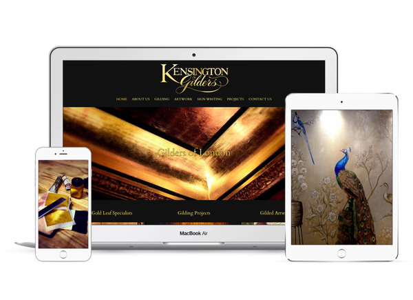 Website Design for Gilders - Kensington Gilders