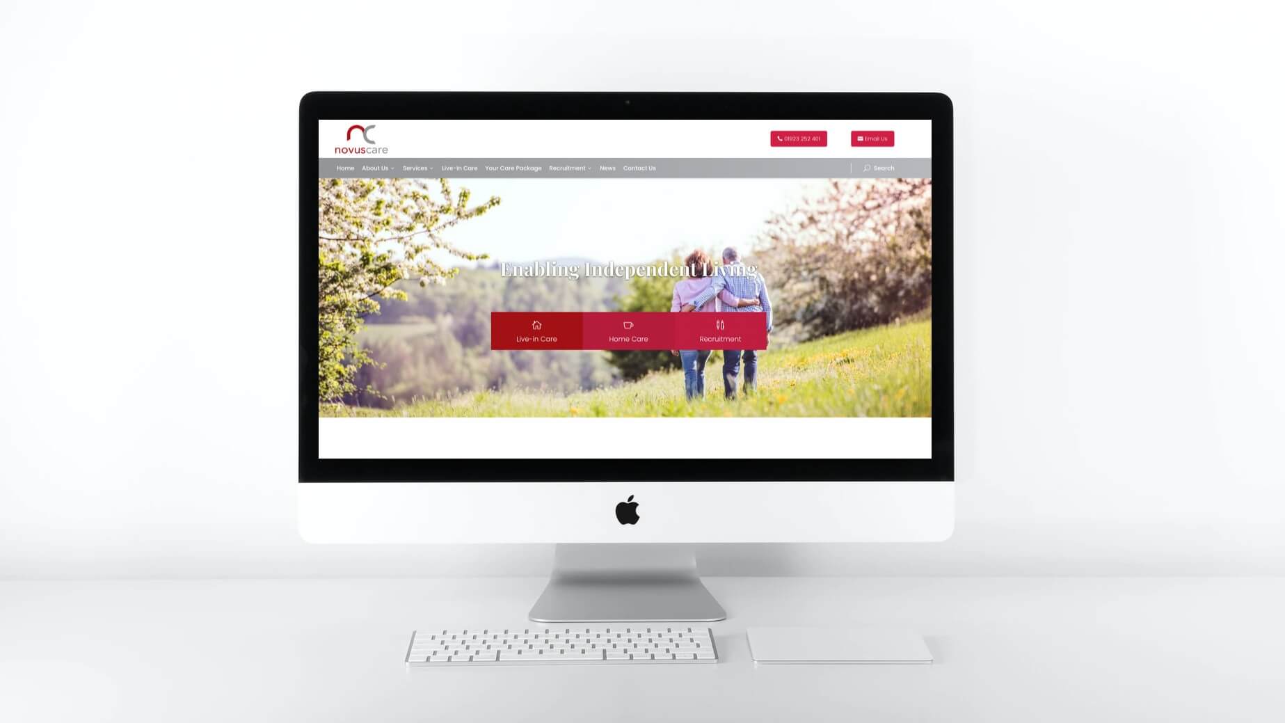 Novus Care Website Design Novus Care Website Design